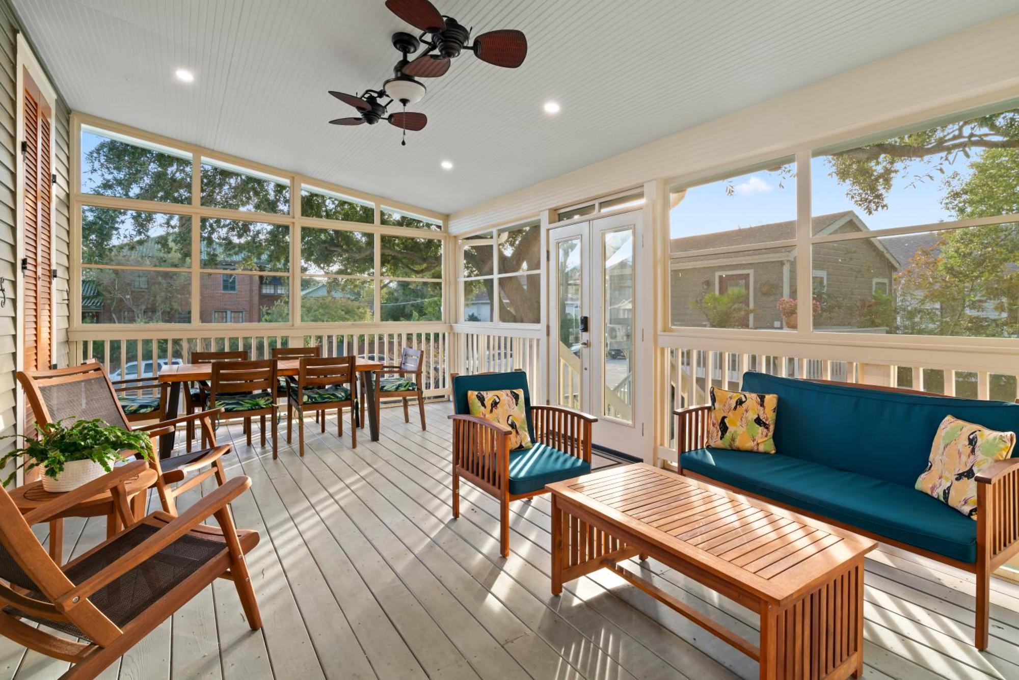 Historic Galveston Family Beach Home With 3 King Beds Eksteriør billede